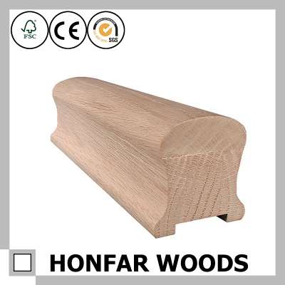 Decoration Material Solid Wood Handrail for Villa Building