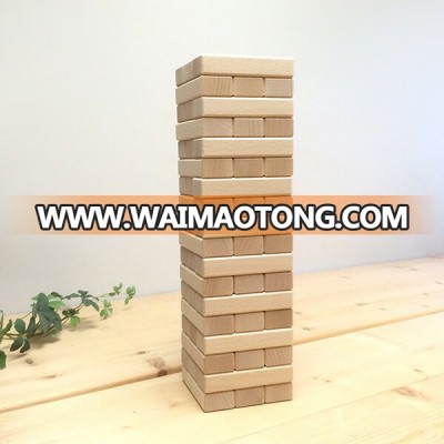 Customized Size Popular Certification England Beech Wood Tower Game For Children Game