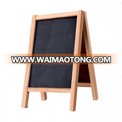 Simple And Convenient England Magnetic Chalkboard With Wood Frame For Desk Decor