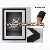 Custom floater black art frame for decorations home hotel wall art