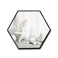 Creative Art decor with Hexagon Black Frame